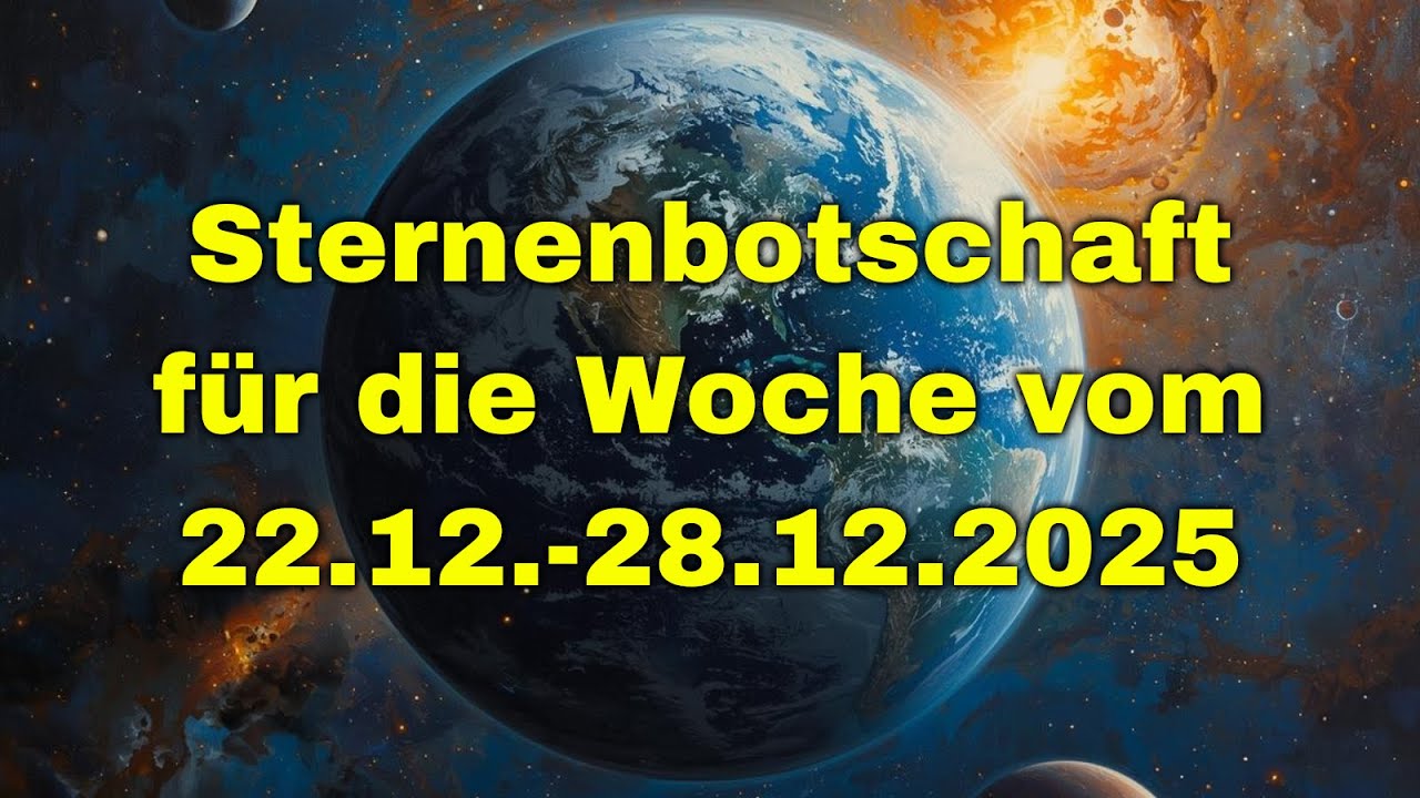 Warum die Wintersonnenwende DICH ver&auml;ndert! - Die Sterne vom 22.12.- 28.12.25 * Robby Altwein