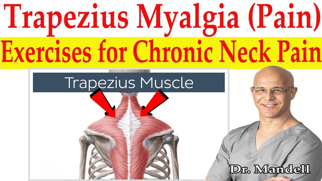 Trapezius Myalgia Caused From Forward Head Posture (Best Corrective Exercises) - Dr Mandell, DC