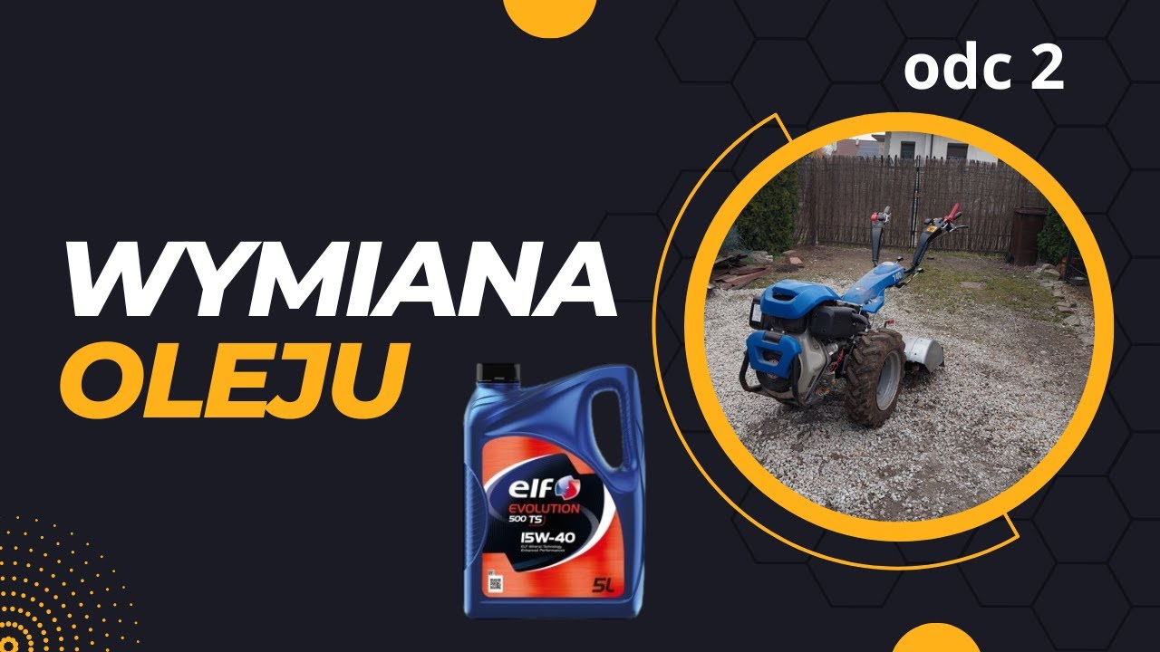 BCS 740 PowerSafe wymiana olejów silniki i skrzyni biegów. Jak wymienić olej?
