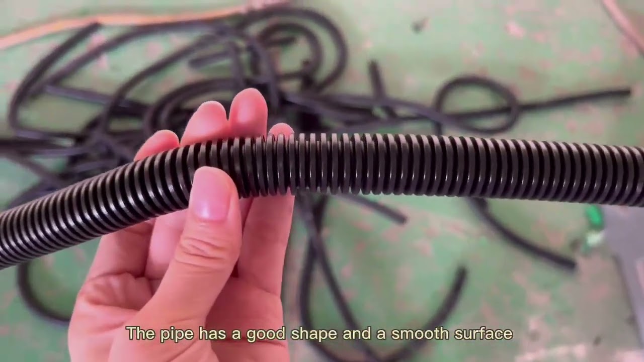 PP PE PVC flexible corrugated hose pipe making machine production line machines+86 17669639826