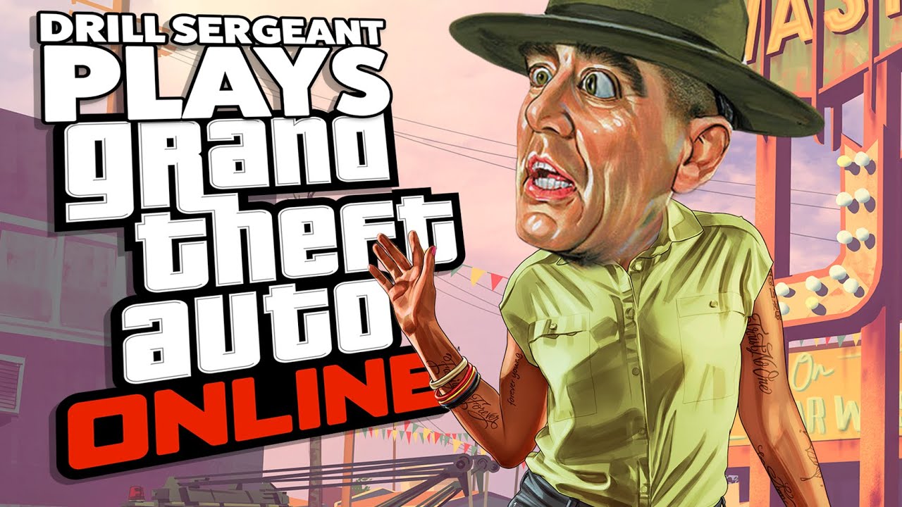 HILARIOUS DRILL SERGEANT VOICE IN GTA ONLINE!