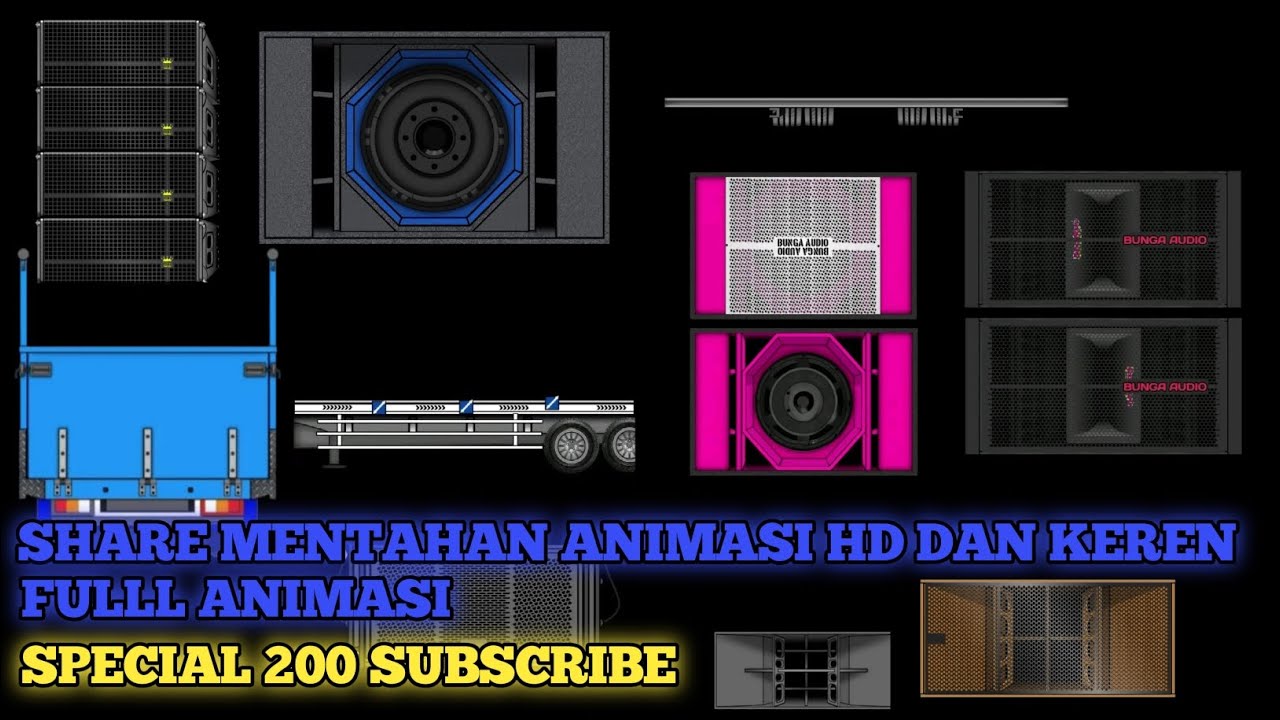 SHARE MENTAHAN ANIMASI HD DAN KEREN SPECIAL 200 SUBSCRIBE
