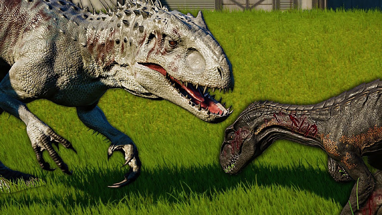 ⚡ INDOMINUS REX vs INDORAPTOR - Jurassic World Evolution PL #14