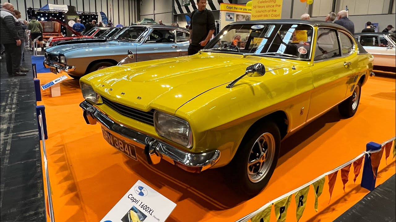 Ford Capri’s at classic car show