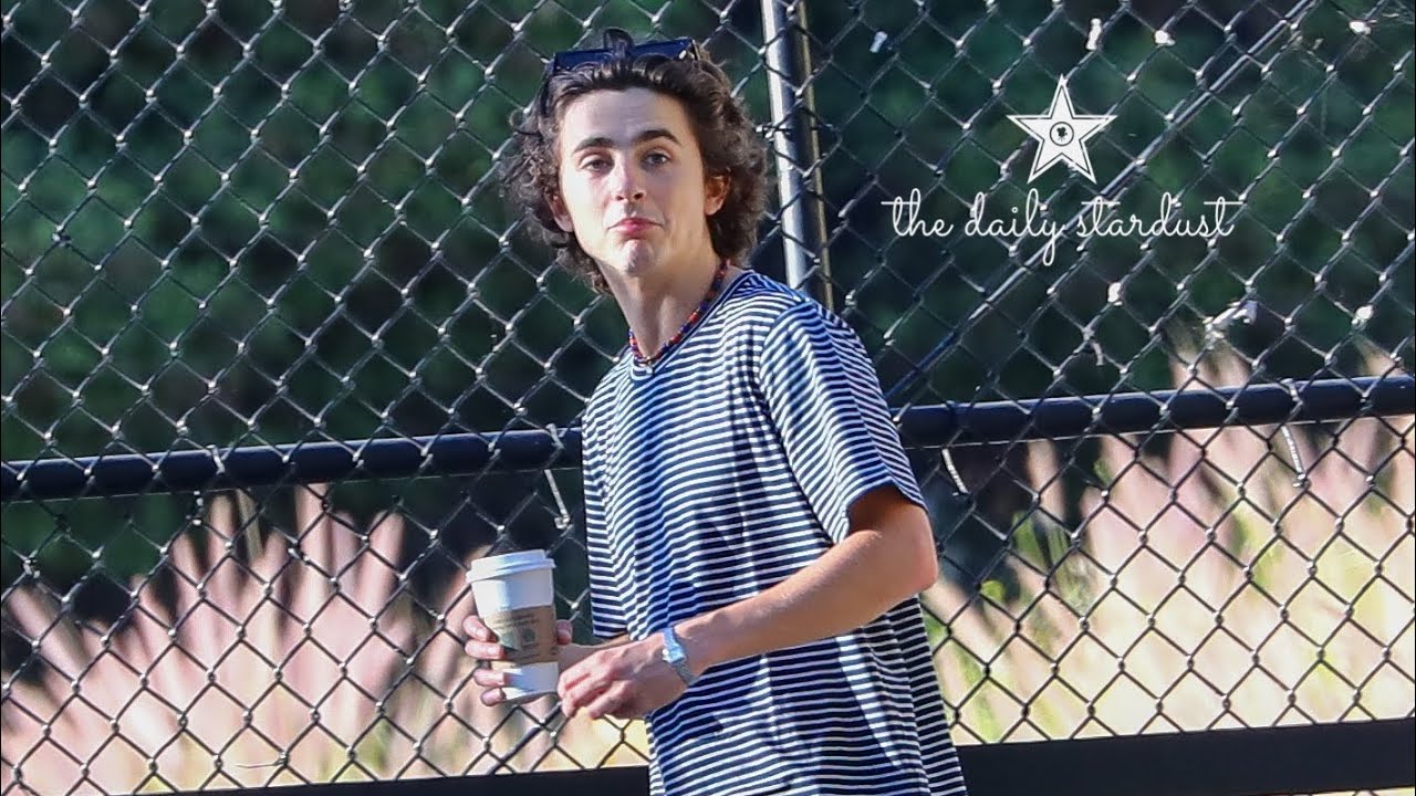 Timothee Chalamet Sips On STARBUCKS While Hiking In Los Angeles