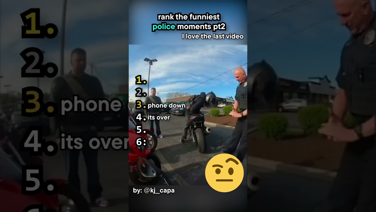 Ranked the FUNNIEST Police Moments pt2