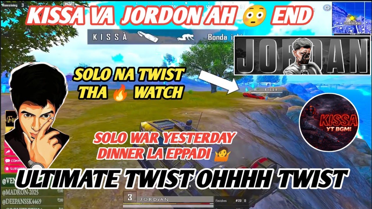 KISSA VA JORDON AH 🙄 ultimate Twist ohhh Twist 🔥 MUST WATCH EPPADI #bgmilive #madan #TN49YT #bgmi 