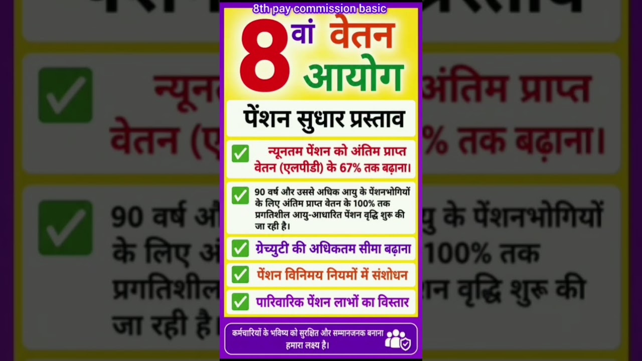 8th pay commission basic salary news update 2026 #8thpaycommission #salary #govtemployees #ops