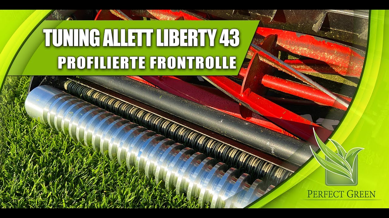Allett Liberty | profilierte Frontrolle | Umbau | Tuning | Spindelmäher