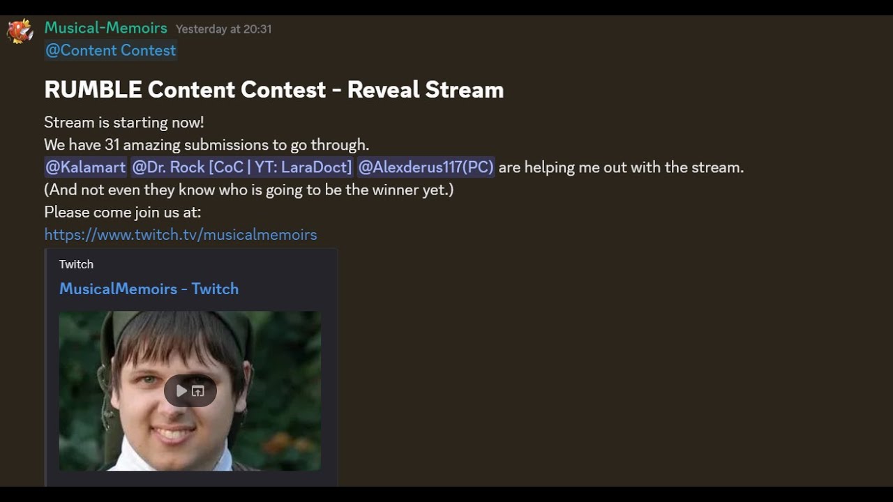 RUMBLE VR - Content Contest - Winners Reveal!