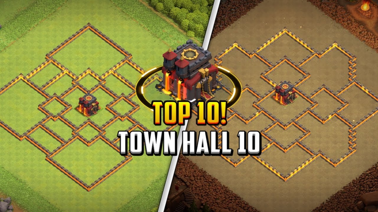 TOP 10! Ratusz 10 (TH10) Hybrydowy/farmerski układ bazy + Kopiuj link 2024 | Clash of Clans