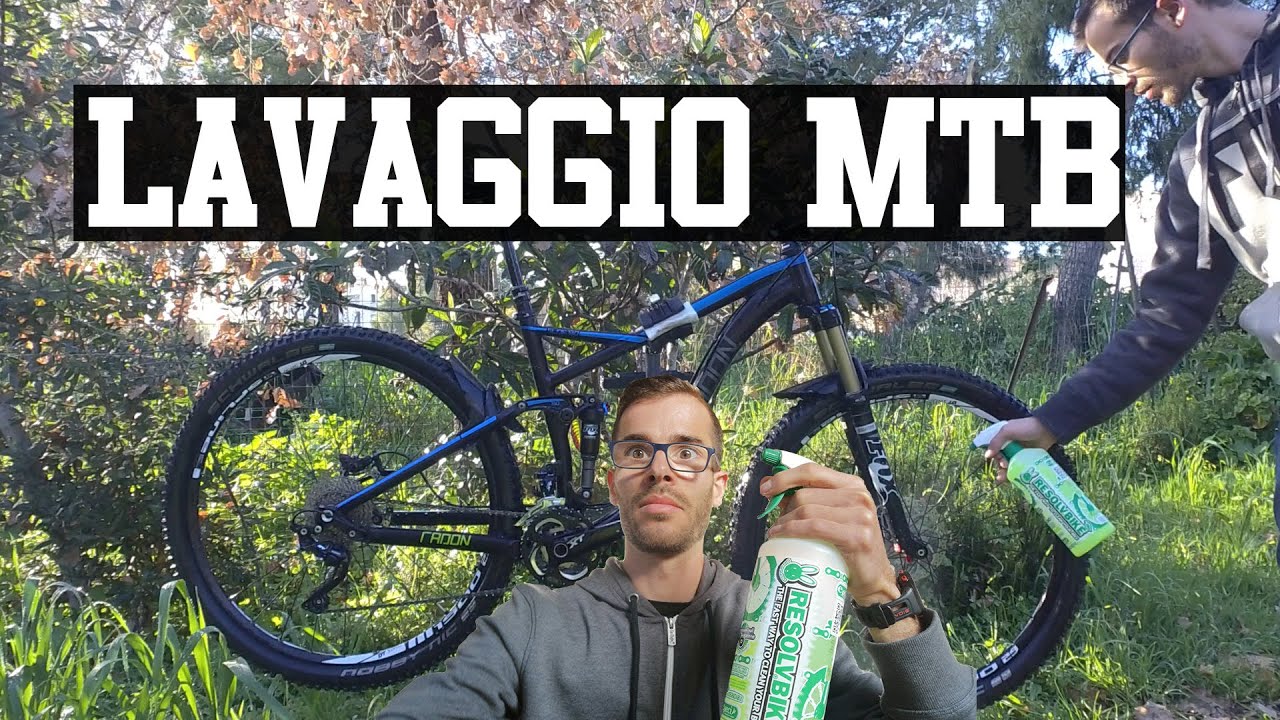 lavare la mountain bike mtb ita