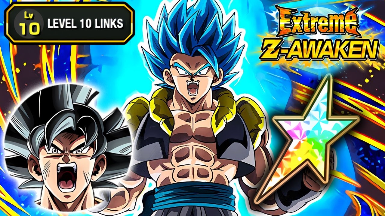 EZA AGL GOGETA BLUE ON LR UI GOKU + SSBE VEGETA TEAM! Dragon Ball Z Dokkan Battle