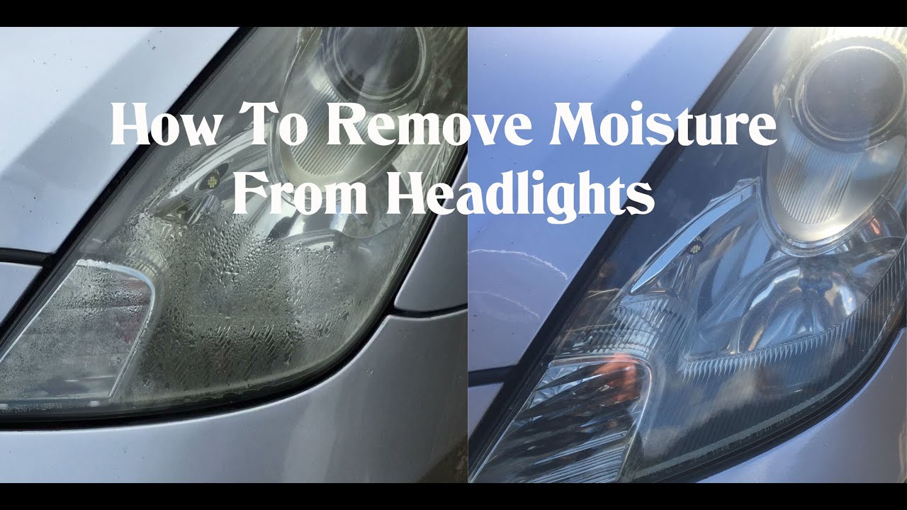 How to Remove Water And Condensation From Headlights. Toyota Celica.