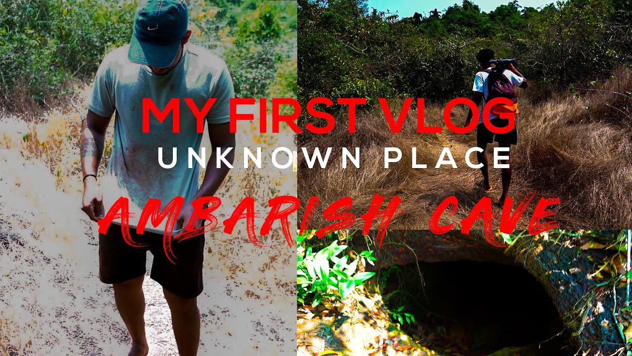 MY FIRST VLOG and WENT to THE AMBARISH CAVE @MANGALORE near KANTHAVARA  