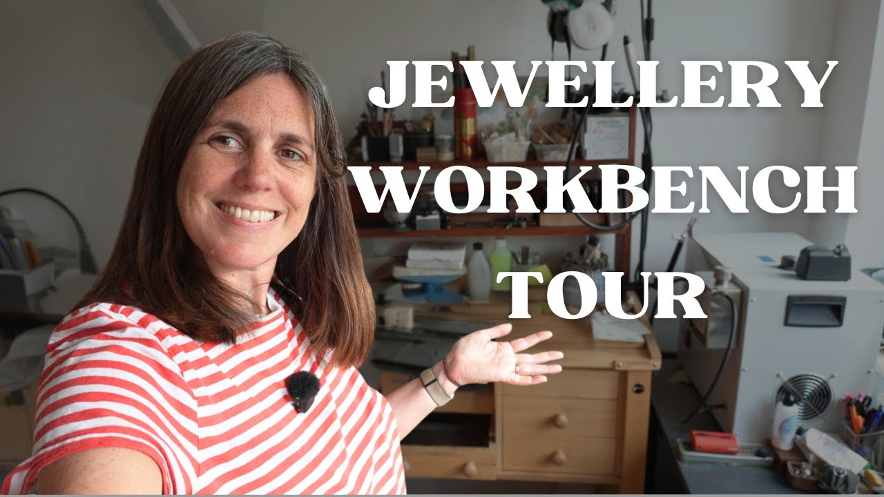 Jewellery Bench Set Up and Tour - My Home Studio Set Up In Small Space