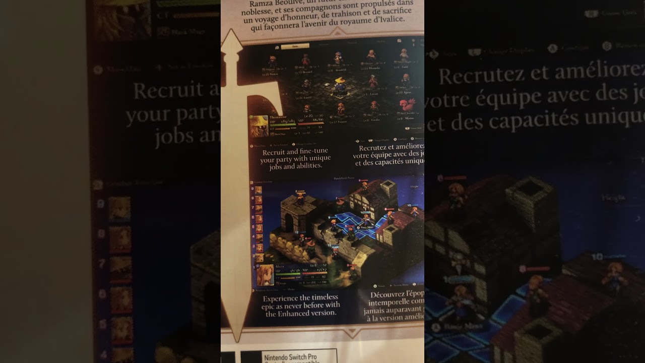 Final Fantasy Tactics The Ivalive Chronicles For Nintendo Switch 1 Unboxing!!!!!!!!!!