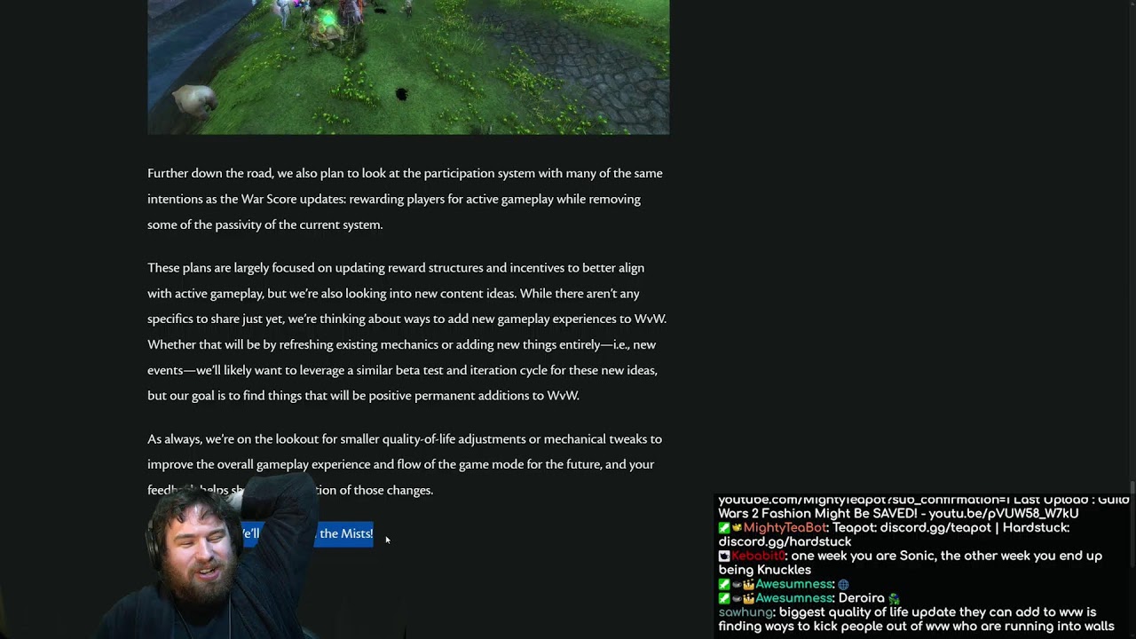 WVW SCORING UPDATE, PASSIVE GAMEPLAY OVER, ACTIVE GAMING !gw2 !meme