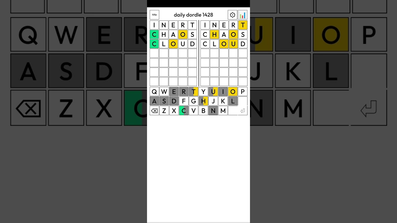 Wordle x2! (Daily Dordle puzzle for 22 Dec 25) #speedsolving #wordgames #words
