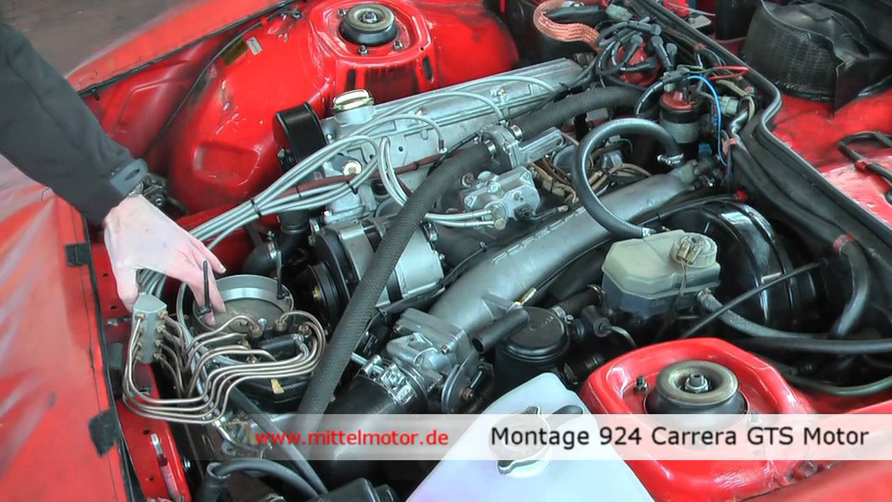 Montage Porsche 924 Carrera GTS Motor mit 310 PS, Inbetriebnahme, Testfahrt Nürburgring
