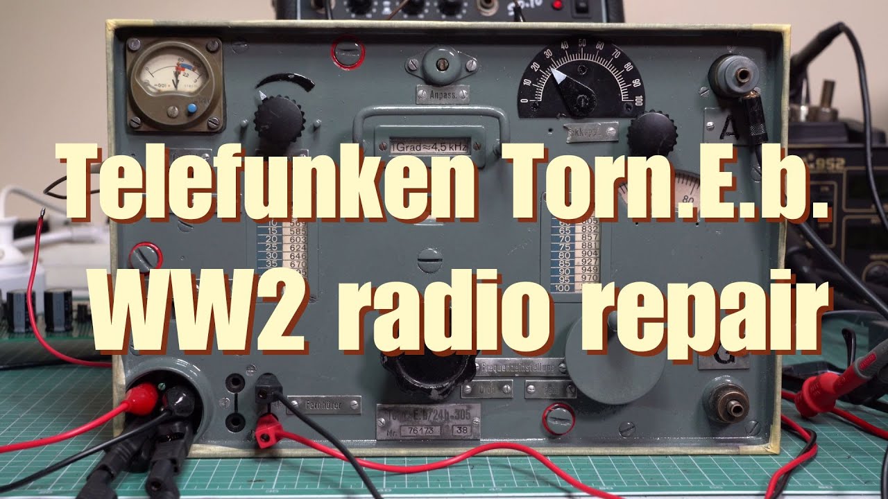 Telefunken Torn.E.b. WW2 radio repair part 1