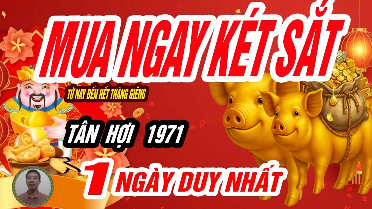 🐖 Lộc Âm Bừng Sáng! TÂN HỢI 1971 xuất hiện 1 ngày vàng đổi vận cực mạnh, GIÀU NHƯ VUA