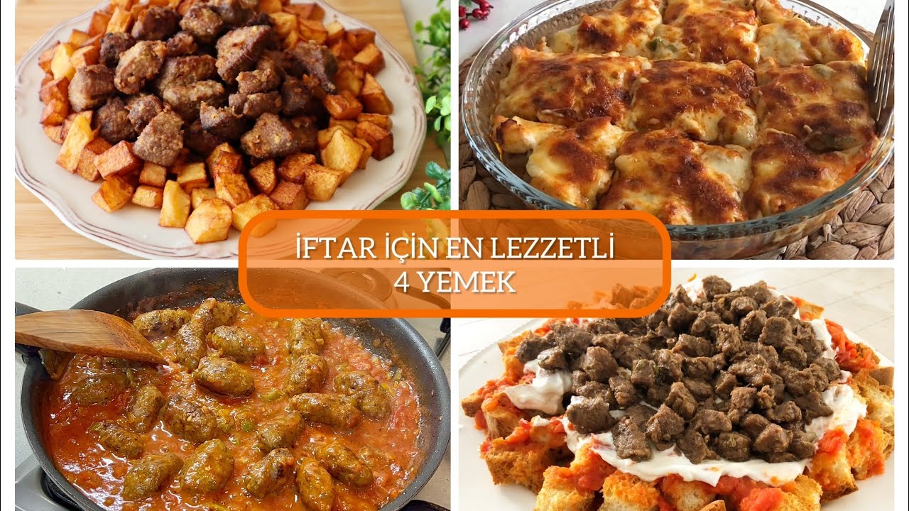 İftar İçin En Lezzetli 4 Tarif - ŞİMDİYE kadar Yaptığım En İyi Tarifler ❗iftar yemekleri- menüsü