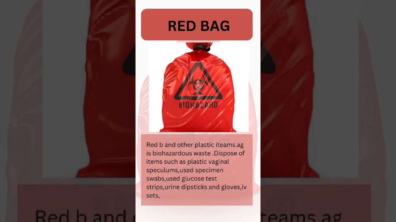 Red Bio Hazardous Bag Waste | Bio Medical Waste Management Norcet 08 pre and Mains image Base mcq