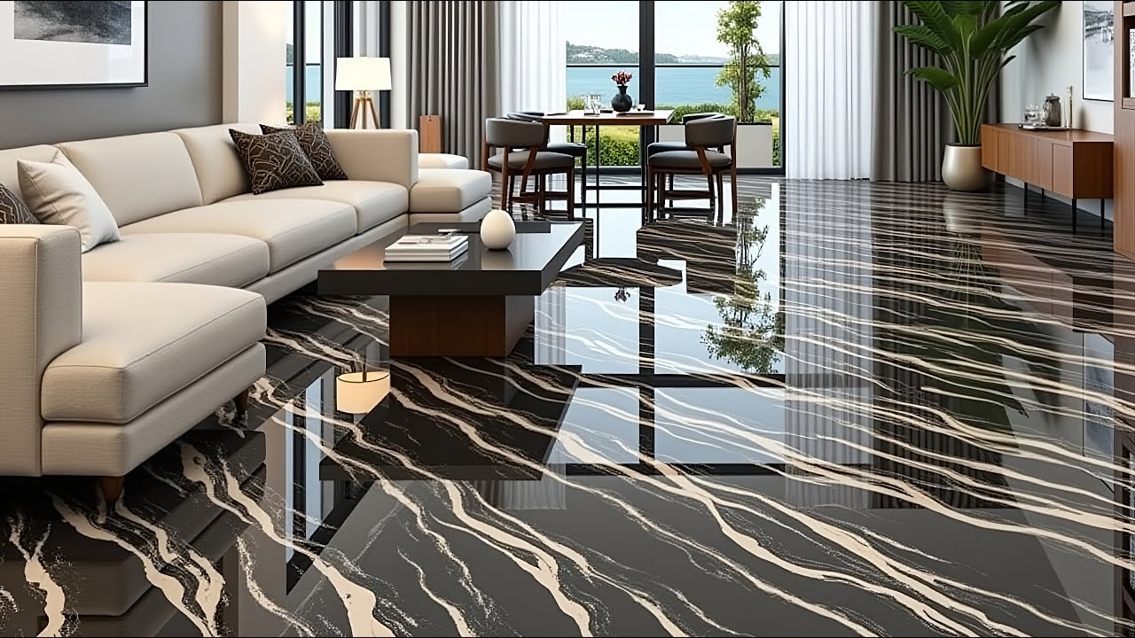 200 Modern Floor Tiles Designs For Stylish Living Rooms 2026 | Ceramic Tile flooring design Ideas