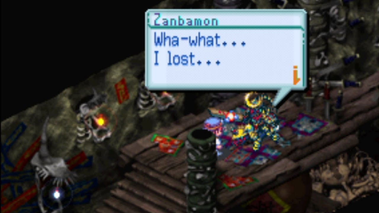 Digimon World 3 Zanbamon Boss Battle