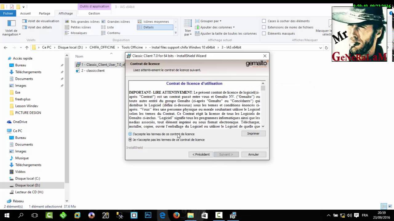 Install CHIFA in Windows 10x64bit