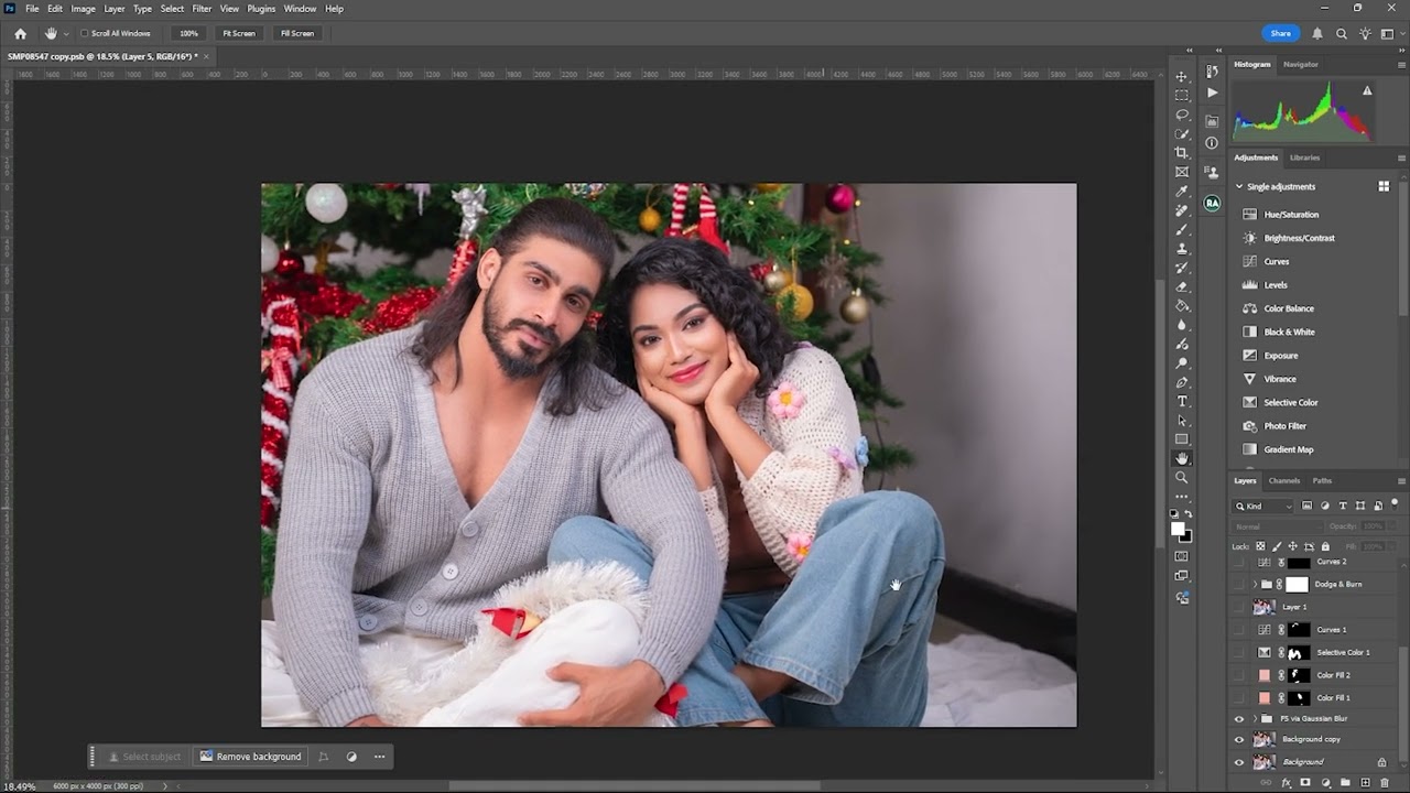 photo retouching