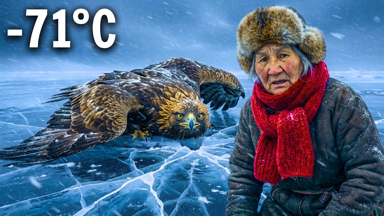 🦅Она спасла замерзающего беркута, разбившегося об лед при -71°C❄️ А что потом?