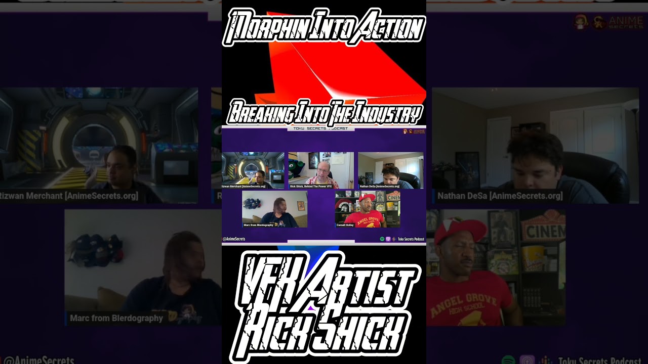 Breaking into the Industry with VFX Artist Rick Shick from Mighty Morphin Power Rangers #shorts