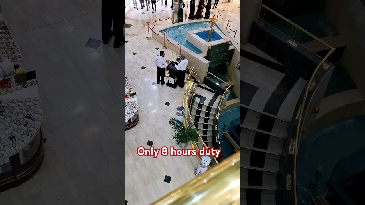 Security guard's duty is only 8 hours in Dubai UAE @BSRajbnc_2435 #security #shorts #bsrajbnc