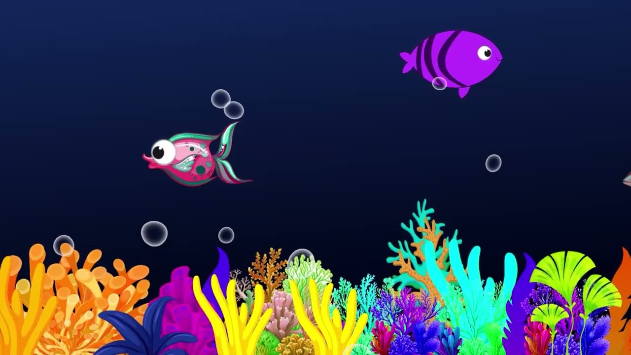 Bedtime Lullabies and Peaceful Fish Animation , Fish lullaby