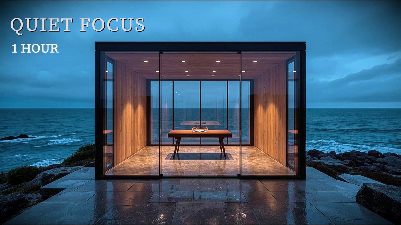 [Quiet Focus] Clear Mind Deep Study — 맑은 낮 고집중 음악 (1 Hour)
