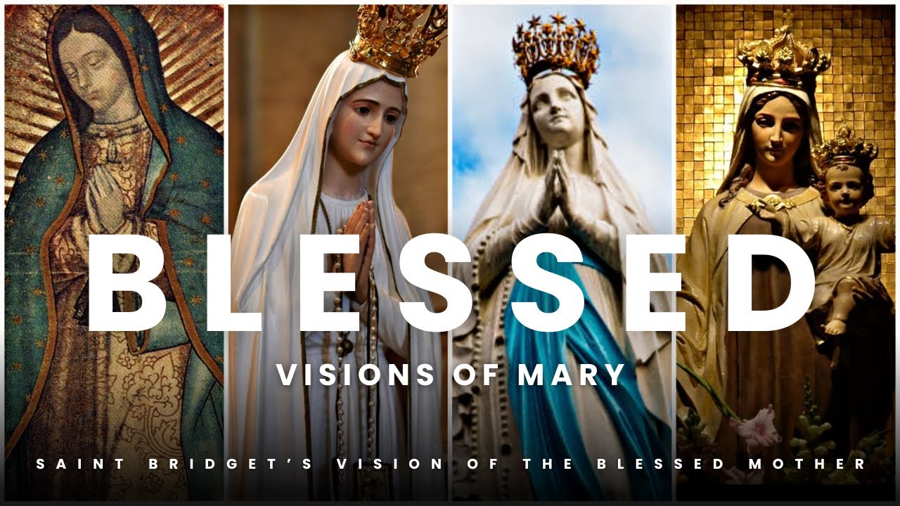 Saint Bridget's 13th Century Vision Of The Virgin Mary And Her Crown Of Precious Stones