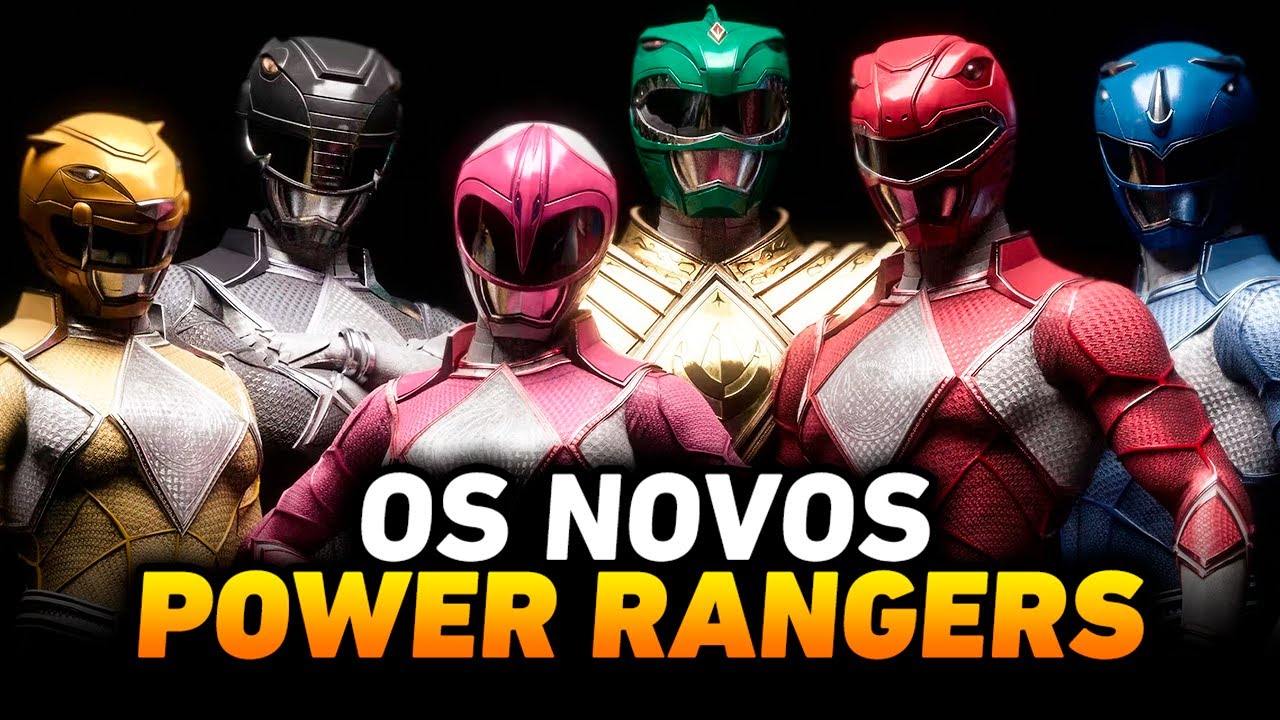VÃO SER ESSES POWER RANGERS À PARTIR DE AGORA