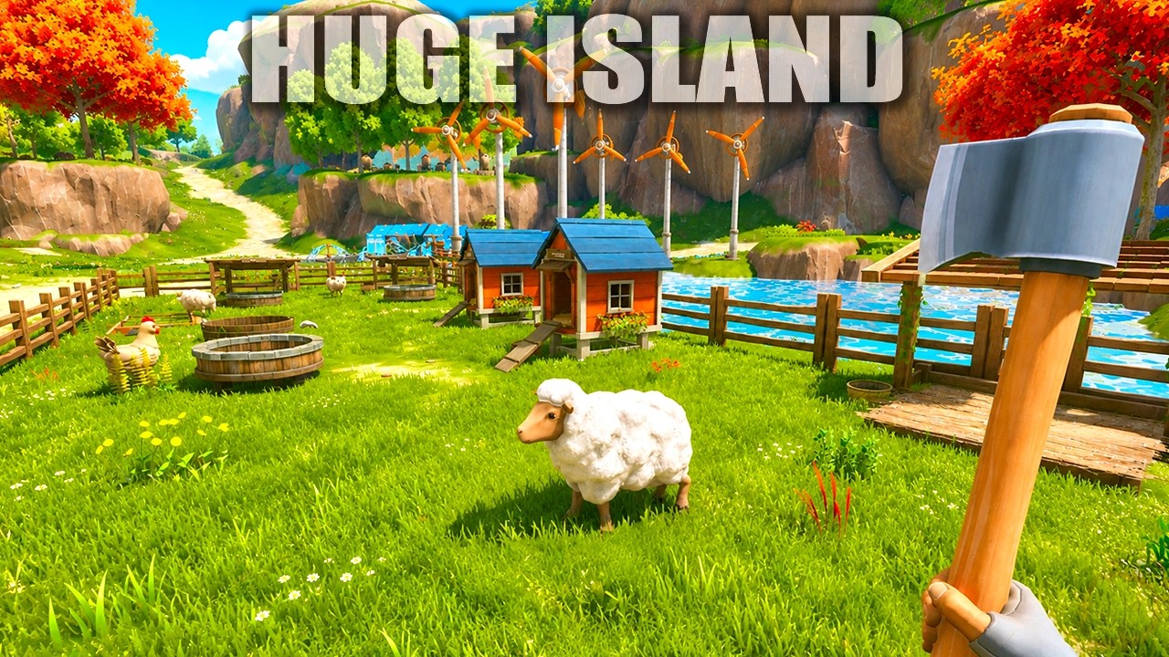 HUGE Island With New Things in This New Survival Game...