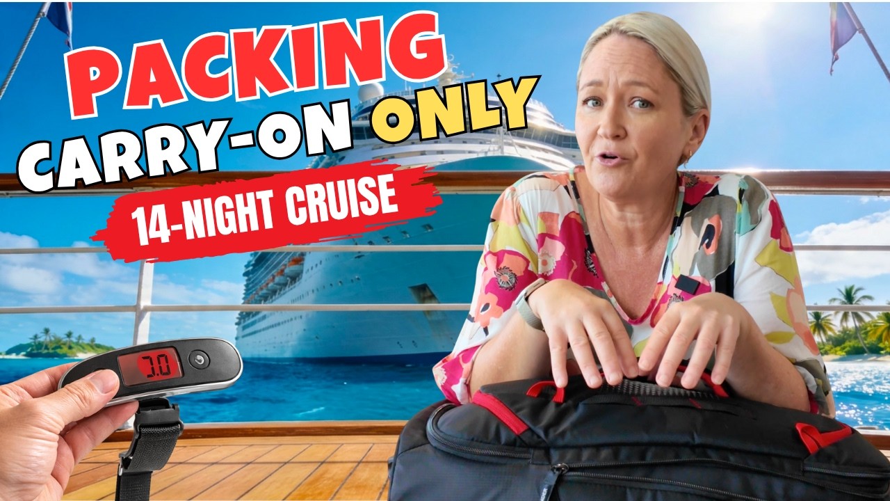 PACKING CARRY ON ONLY FOR A CRUISE USING HIGH SIERRA V4 COMPOSITE