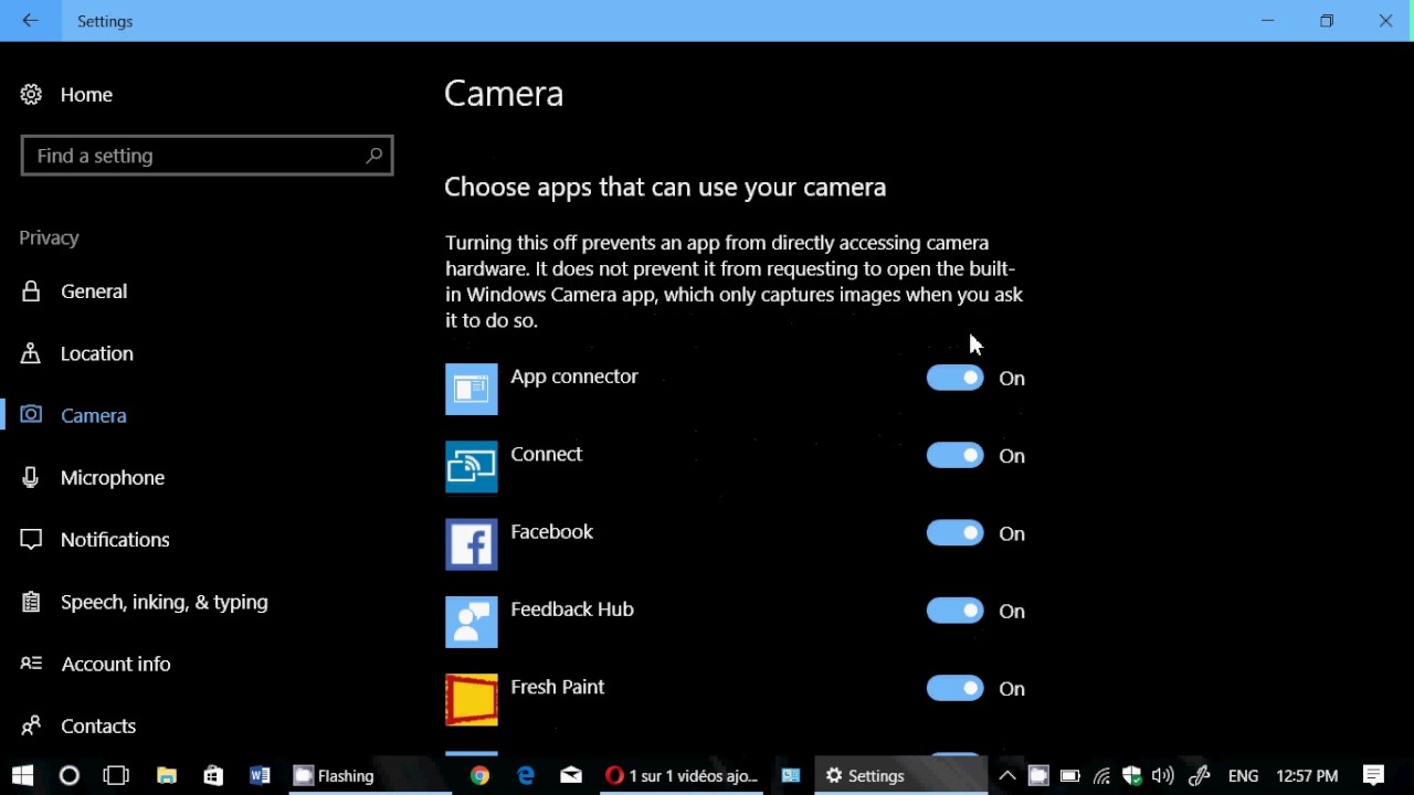 Windows 10 Creators update Camera Privacy settings and what you need to know
