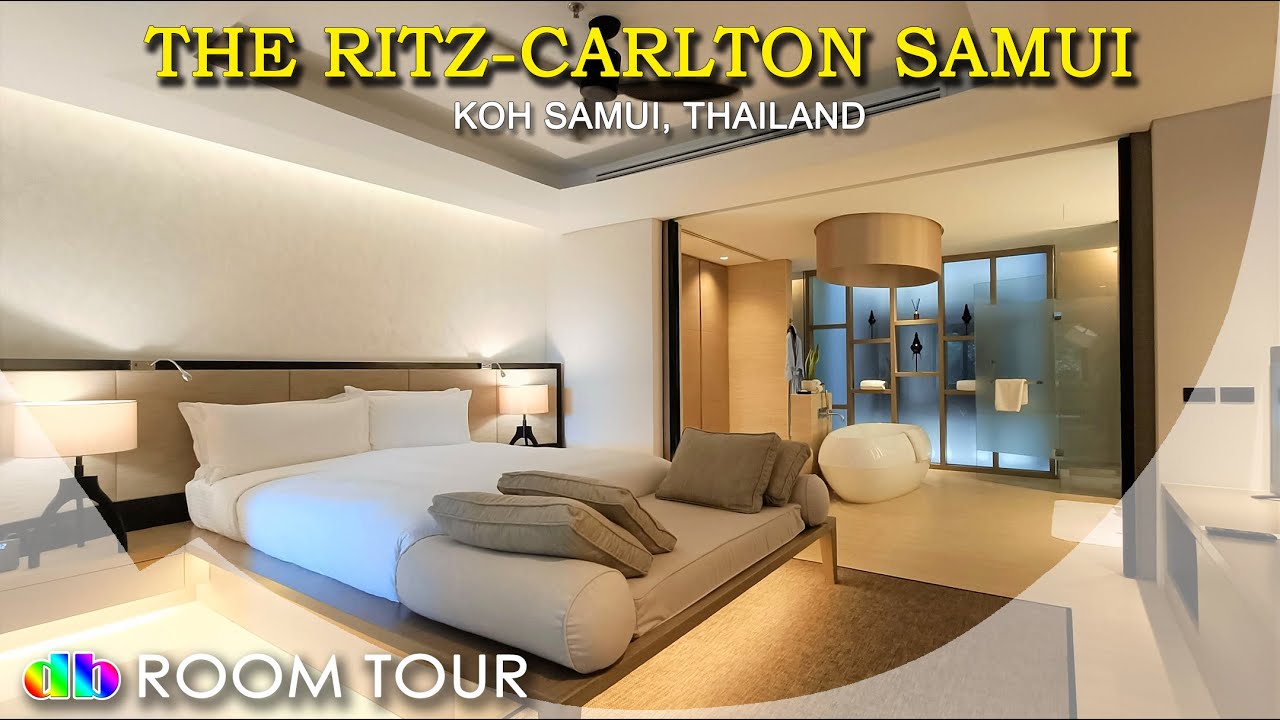 【Room Tour】 The Ritz-Carlton Koh Samui－Select Terrace Suite，蘇梅島麗思卡爾頓酒店－優選露台特大床套房，Room# 503，93m²