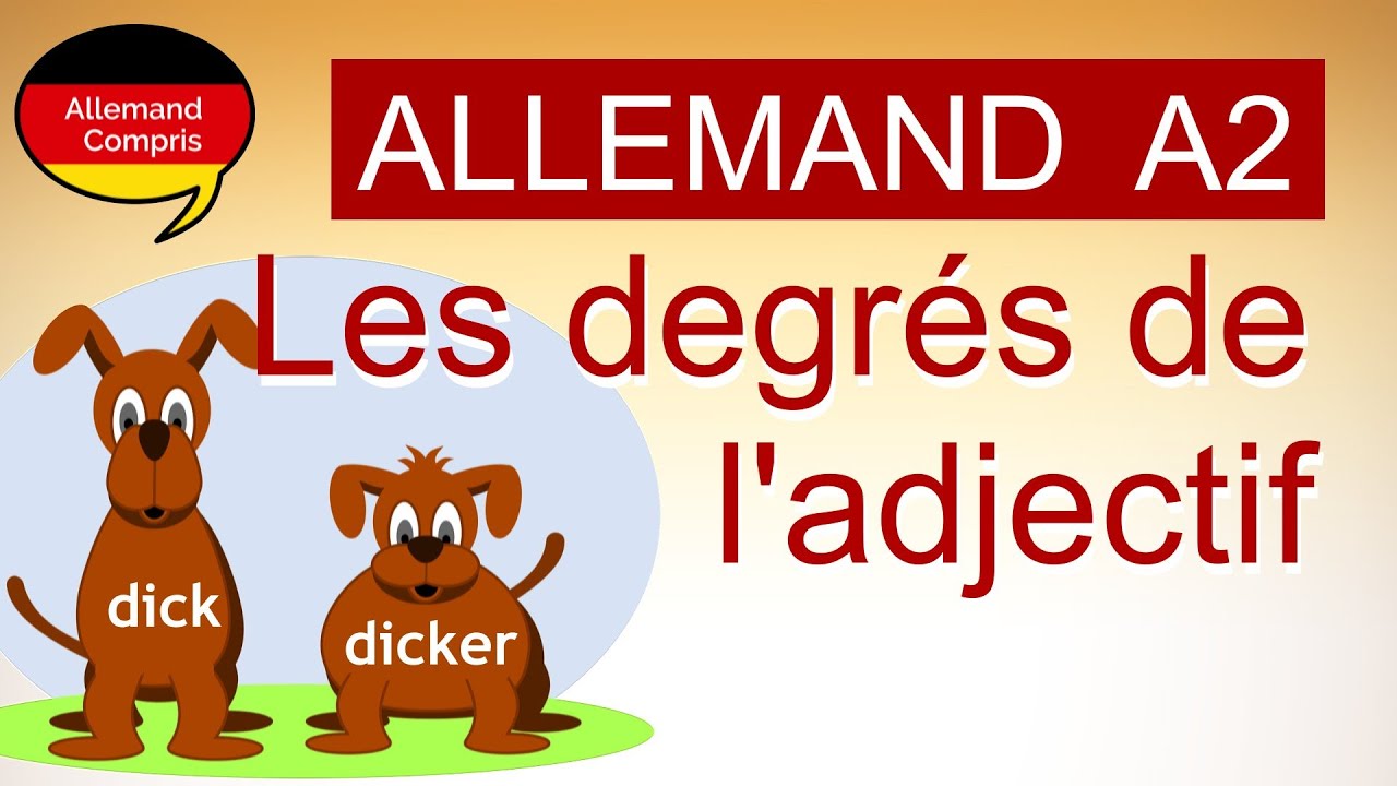 🇩🇪 Comparer à l'aide d'un adjectif | #apprendreallemand