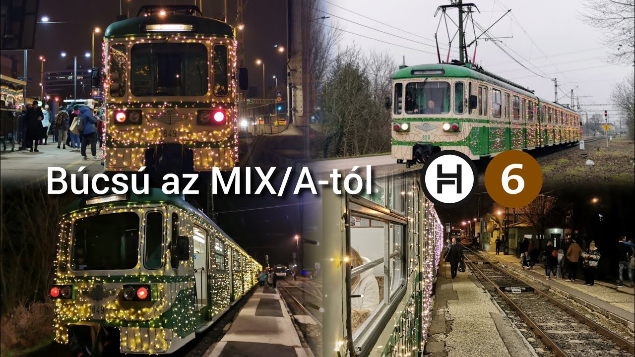 Búcsú az MIX/A hévektől - H6-os ráckevei HÉV