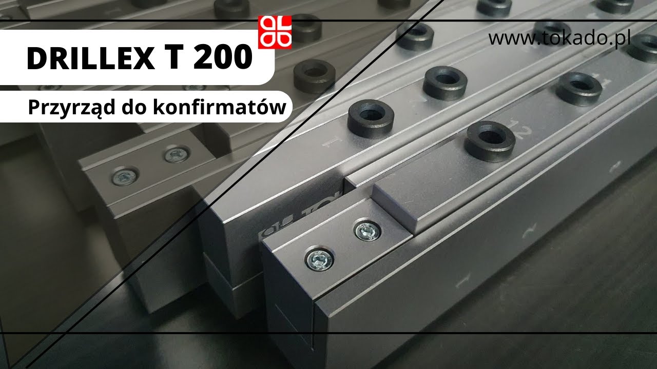 Szablon do konfirmat&oacute;w, Jak nawiercić prosty korpus [w 4min]  Drillex T200.