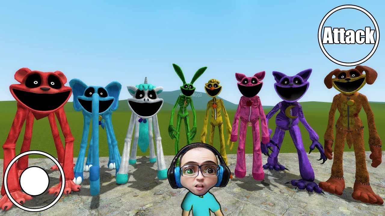 وحوش بوبى بلى تايم الغريبة تتحول 3  | Playing as ALL Smiling Critters from Poppy Playtime Chapter 3