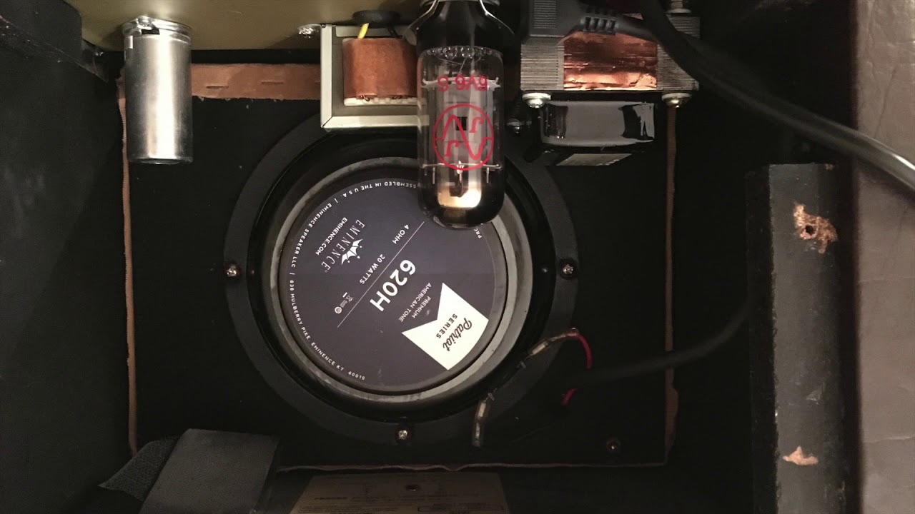 Fender champion 600 mod : stock speaker vs Eminence 620 H speaker