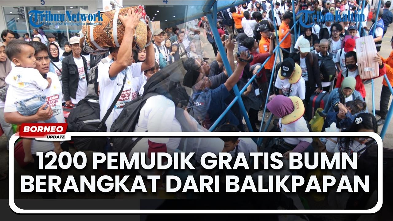 PELNI dan BUMN Berangkatkan 1.200 Penumpang Mudik Gratis Balikpapan-Surabaya