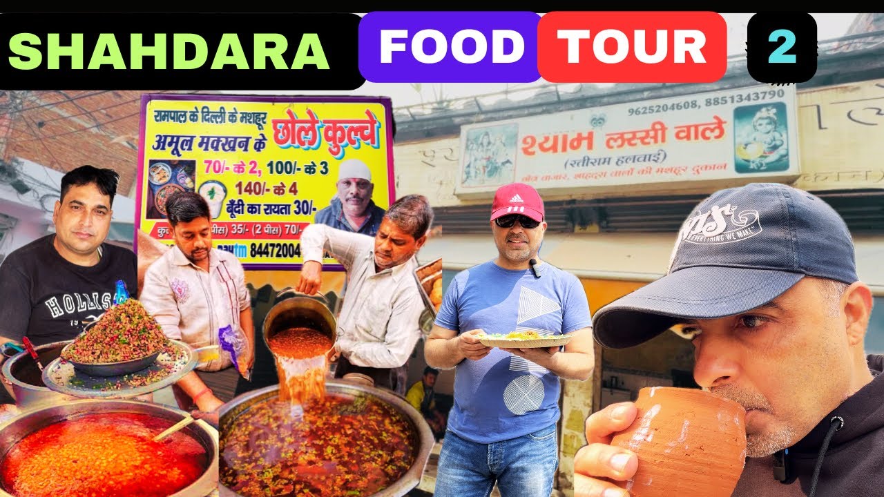 Best of Delhi Street Food|Shahdara|Angoori Dry Fruit Kachori|Dhakkan Kachori|Comedy Chole Kulche|
